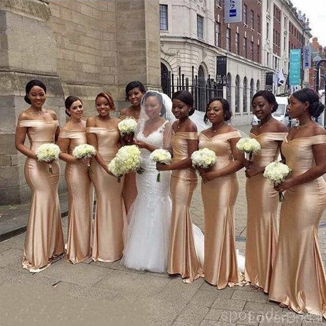 champagne maid of honor dresses